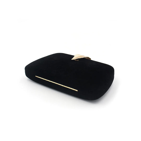Leaf Suede Clutch (compact)