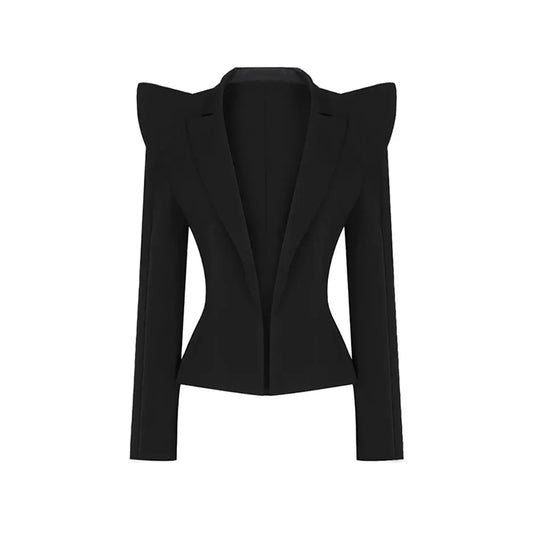 Puff Shoulder Blazer